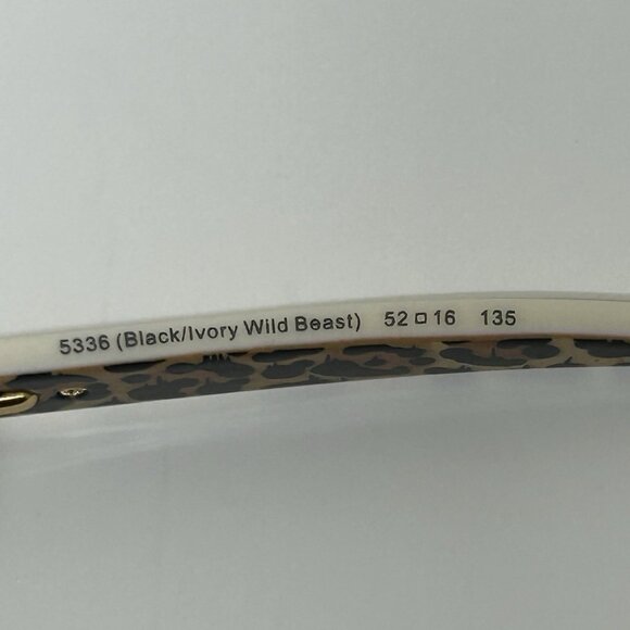 Coach Black and Cream Glasses - Picture 3 of 7